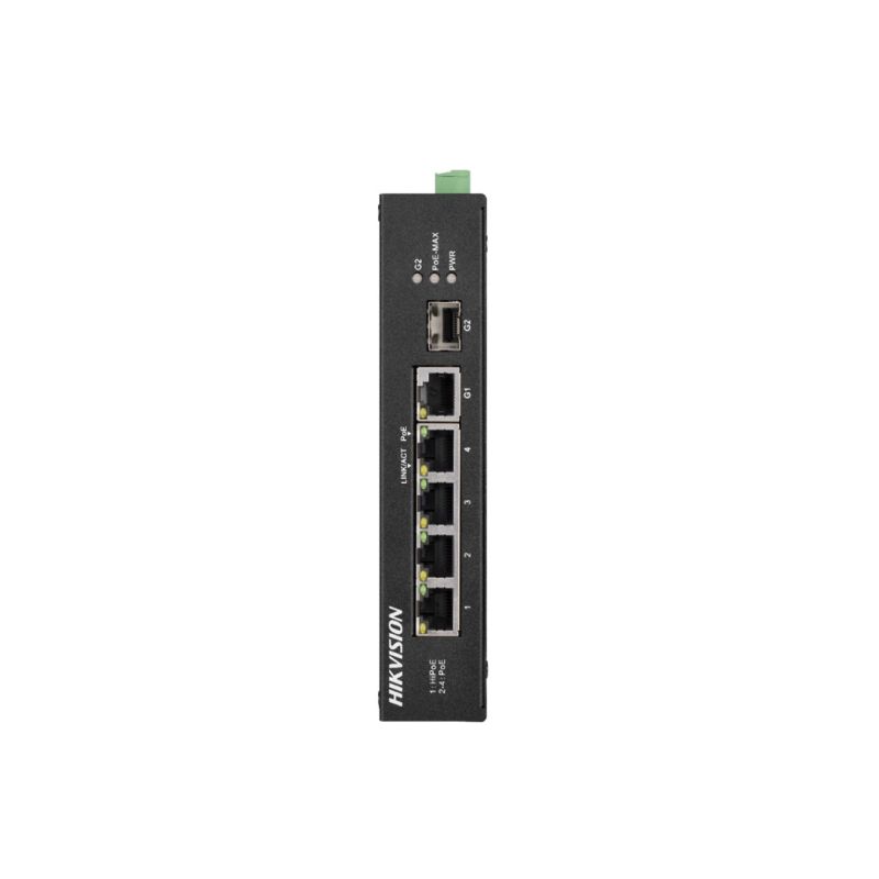 2. HIKVISION DS-3E0106P-E/M 6-Port PoE-Switch