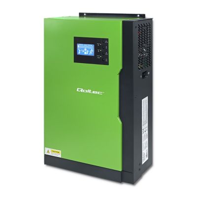 5. Qoltec Off-Grid Hybrid-Solarwechselrichter 6 kVA | 3,5 kW | 100 A | 24 V | MPPT | Sinus
