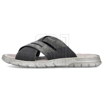 23. Rieker M RKR581 bequeme Flip-Flops, grau