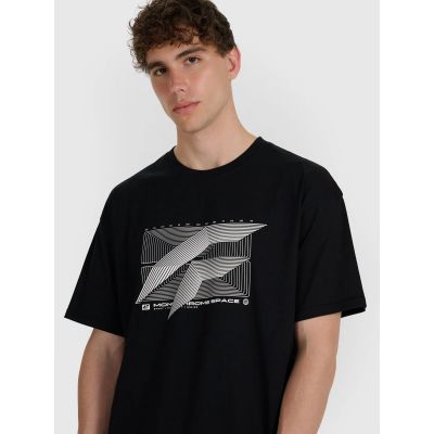 5. Herren-T-Shirt mit Aufdruck, reguläre Größe F 4FRAW25TTSHM3259-20S