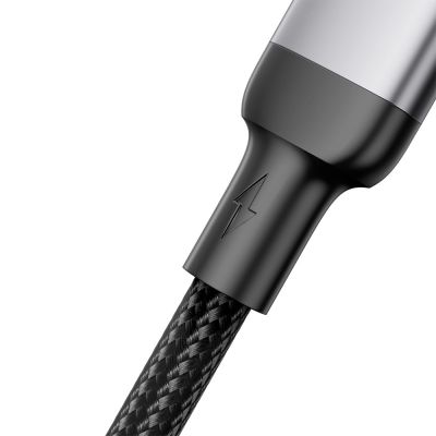 6. Joyroom Extraordinary Series A10 USB-A/USB-C 3A-Kabel 1,2 m – Schwarz