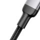 6. Joyroom Extraordinary Series A10 USB-A/USB-C 3A-Kabel 1,2 m – Schwarz