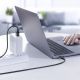 6. Ugreen Kabel USB Typ C (männlich) auf Typ C (männlich) Kabel 1m weiß (US300)
