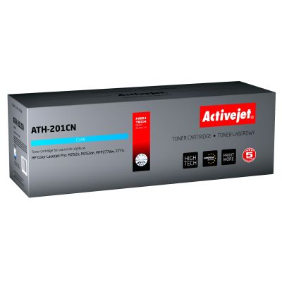 Activejet ATH-201CN Toner (ersetzt HP 201A CF401A; CRG045; Supreme; 1400 Seiten; blau)