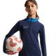 10. Nike Dri-Fit Academy 25 Drill Top Jr FZ9773 410 Sweatshirt