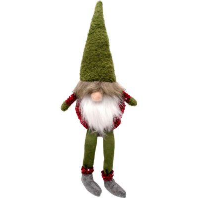 6. Dekorativer Weihnachtsmann, 60 cm, grün