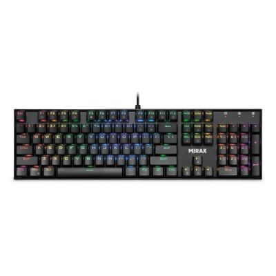 Defender MIRAX GK-352 kabelgebundene Tastatur, mechanische RGB-Hintergrundbeleuchtung, Gaming-Tastatur, Outemu-Blau