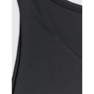 6. Ärmelloses, schmal geschnittenes Damen-T-Shirt, einfarbig, Größe 4F 4FRSS26TSLEF319-20S