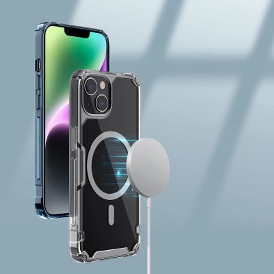 7. Nillkin Nature Pro Panzerhülle mit MagSafe für iPhone 15 Plus – blau
