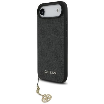 Guess 4G Charms Collection MagSafe Hülle für iPhone Air - Schwarz