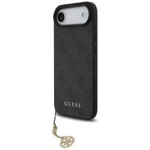 Guess 4G Charms Collection MagSafe Hülle für iPhone Air - Schwarz
