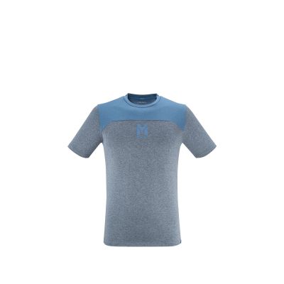 MILLET Seneca Heather Ts Ss M Herren-T-Shirt grau blau