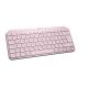 12. LOGITECH MX Keys Mini 920-010500 Pinke kabellose Tastatur