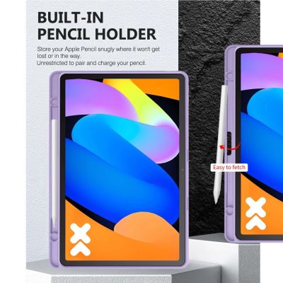 9. Tech-Protect SmartCase Stiftetui für Lenovo Idea Tab 11.0 TB-336, Lila