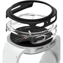 Ringke Slim 2er-Pack Hülle für Samsung Galaxy Watch 8 40 mm - Transparent-Mattschwarz