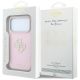 8. Guess Smooth & Big Strass Logo Hülle für iPhone 18 Pro Max / 17 Pro Max - Pink