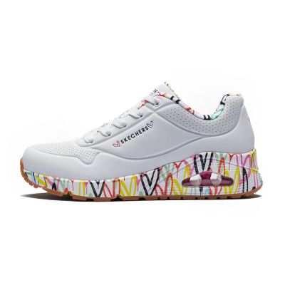 Skechers X Jgoldcrown Uno Loving Love W Schuhe 155506-WHT