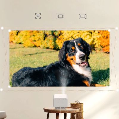 16. Yaber L2 Plus LCD FullHD 1080p Multimedia-Projektor mit JBL-Lautsprechern - Beige