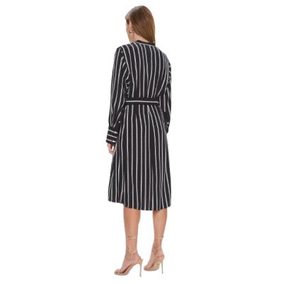6. Tommy Hilfiger Argyle-Streifenkleid W WW0WW40365