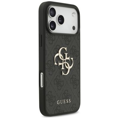 4. Guess 4G Big Logo Case für iPhone 17 Pro Max - Schwarz