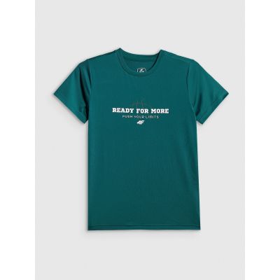 7. Schnelltrocknendes Sport-T-Shirt für Jungen 4F 4FJRSS26TFTSM2390-46S