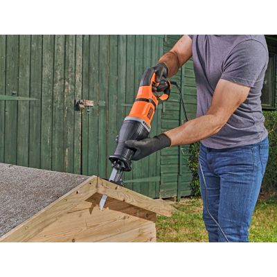 13. Black&Decker BES301-QS Säbelsäge 2800 Hübe/min 750 W (1798340) Schwarz, Orange