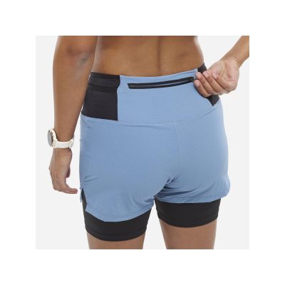 4. MILLET Intense 2-in-1 Short W Damenshorts Blau