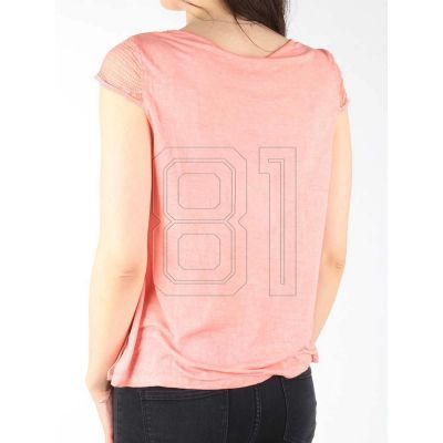 5. Wrangler Capsleeve Tee Koralle Pfirsich W W7337FDJX