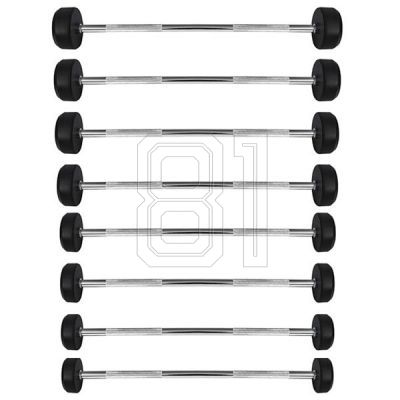 15. Gummierte Festhantel/Stange HMS 40 kg GSG-40 