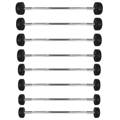 15. Gummierte Festhantel/Stange HMS 40 kg GSG-40 