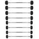 15. Gummierte Festhantel/Stange HMS 40 kg GSG-40 
