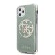 2. Guess GUHCN58PCUGLKA iPhone 11 Pro khakifarbene Hartschale 4G Circle Glitter