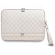 DKNY Sleeve Laptoptasche mit Karomuster und Streifen, 14 Zoll, Rosa