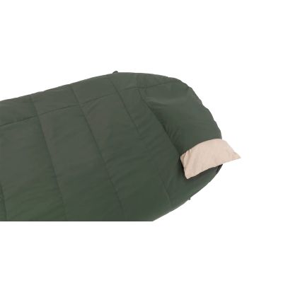 3. Outwell Caldera Lux Schlafsack für Erwachsene, halbrechteckig, Polyester, Grün