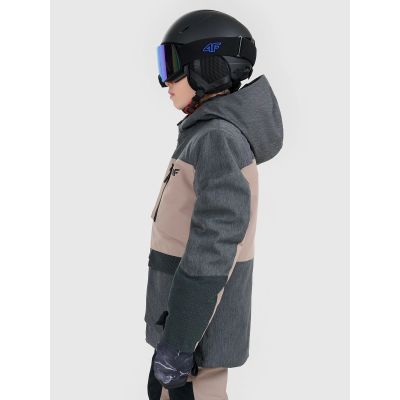 9. Snowboardjacke für Kinder, 10000 Membran, 4F 4FJRAW25TTJAU1039-82S