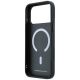 7. BMW Kevlar Ring Stand 360 MagSafe Hülle für iPhone 18 Pro Max / 17 Pro Max – Dunkelgrau
