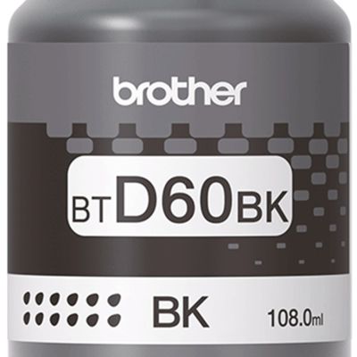 3. Brother schwarze Tinte BTD60BK = BTD-60BK, 6500 Seiten, 108 ml