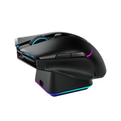 4. Machenike L8 Pro Kabellose Gaming-Maus mit Ladestation – Schwarz
