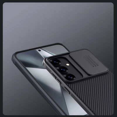 9. Nillkin CamShield Pro Hülle für Samsung Galaxy S25 mit Kameraabdeckung – Schwarz