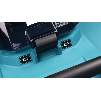 16. Makita DLM480Z Akku-Rasenmäher (Schiebemäher) Schwarz, Türkis