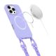4. Tech-Protect MagNecklace MagSafe-Hülle mit Umhängeband für iPhone 16 Pro – Lila