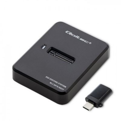 4. QOLTEC M.2 SATA SSD Dockingstation | NGFF | USB 3.1