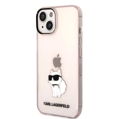 2. Karl Lagerfeld Ikonik Choupette Hülle für iPhone 14 – Rosa
