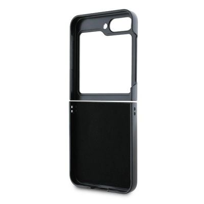 7. Karl Lagerfeld Saffiano Monogram Hülle für Samsung Galaxy Z Flip 6 – Schwarz