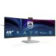 44. Philips 49B2U6903CH/00 Computermonitor 124,5 cm (49") 5120 x 1440 px Dual QHD LCD Grau