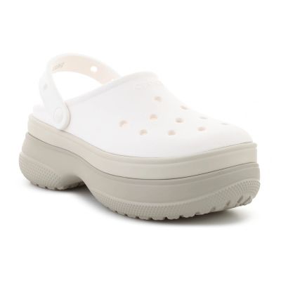 CROCS CLASSIC STACKED CLOG CHALK 211355-0WV