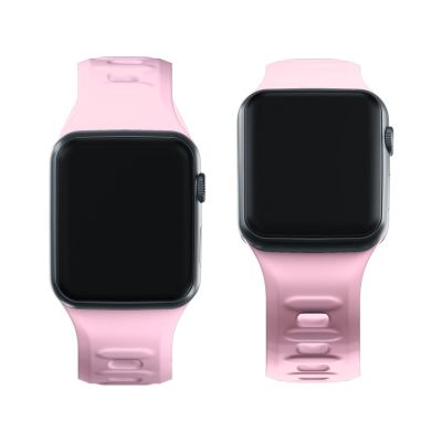 4. 3mk Silikon- Watch für Apple Watch 38 / 40 / 41 mm – Pink