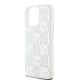 6. DKNY Liquid Glitter Multilogo Hülle für iPhone 15 Pro Max – Weiß