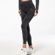 4. Carpatree Yasmine Damen-Sportleggings, hoher Bund, Marmor-Optik - CP-YSL-BL