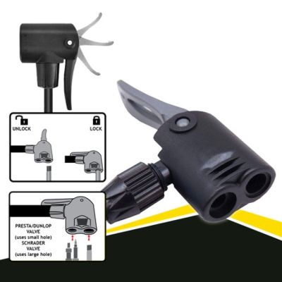 3. DUNLOP WERKSTATT-/FAHRRADPUMPE 140 PSI (9,6 BAR) GRAU